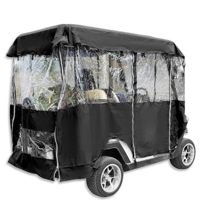 VEVOR Golf Cart Enclosure 86'', 4-Person Golf Cart Cover, 4-Sided Fairway Deluxe, 300D Waterproof Driving Enclosure with Transparent Windows, Fit for EZGO, Club Car, Yamaha Cart