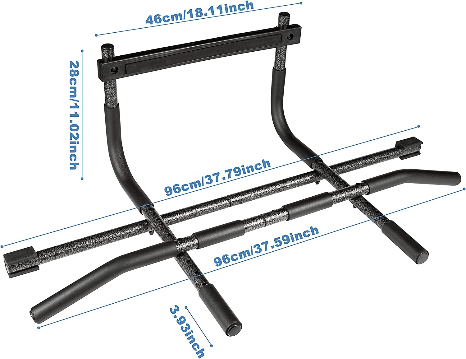 Pullup Bar for Doorway-Strength Taining Pull-Up Bars for Multi-Grip Chin up Bar & Exercise Bar & Home Gym